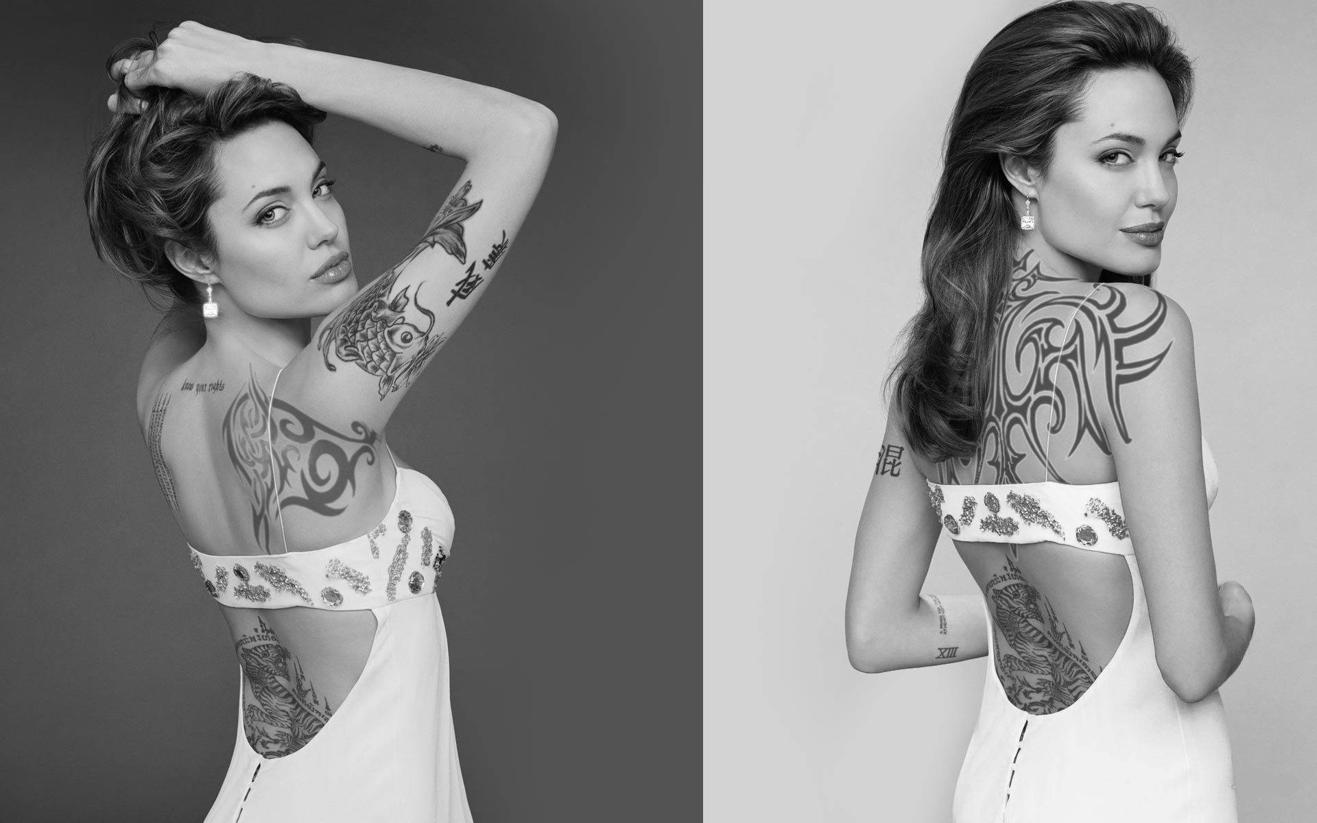 Fonds d'cran Clbrits Femme Angelina Jolie Jolie Tatoo