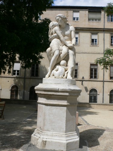 Fonds d'cran Constructions et architecture Statues - Monuments Statue  Montpellier : 