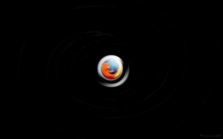 Wallpapers Computers Mozilla Black Firefox v.1.0