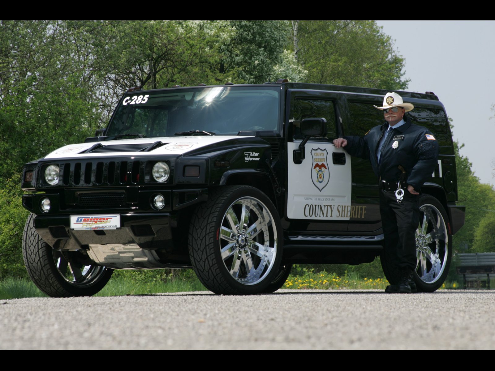 Wallpapers Cars Hummer Voiture de Police Hummer