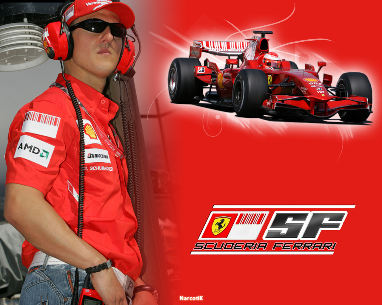 Fonds d'cran Sports - Loisirs Formule 1 Michael Schumacher