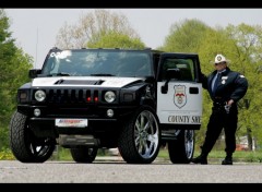 Wallpapers Cars Voiture de Police Hummer