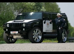 Fonds d'cran Voitures Voiture de Police Hummer