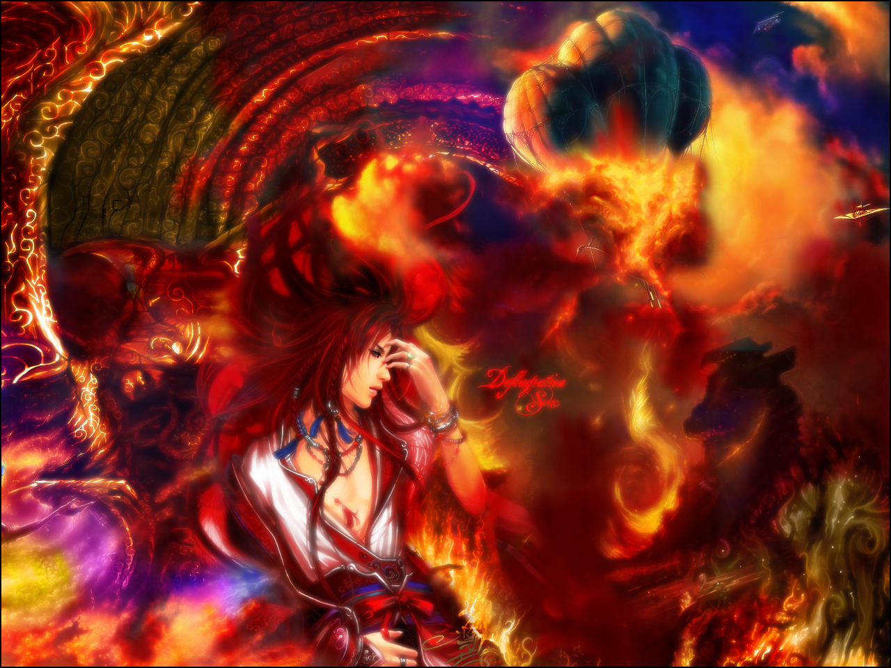 Wallpapers Digital Art Hell Deflagration