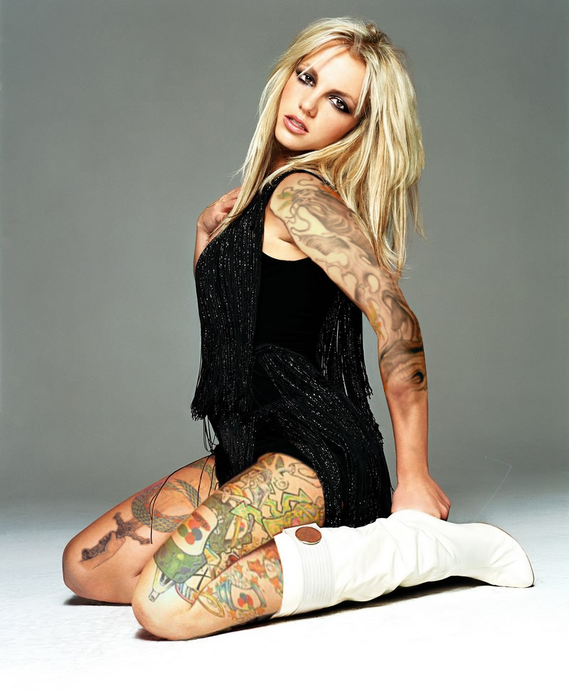 Wallpapers Celebrities Women Britney Spears britney spears tatoo 2