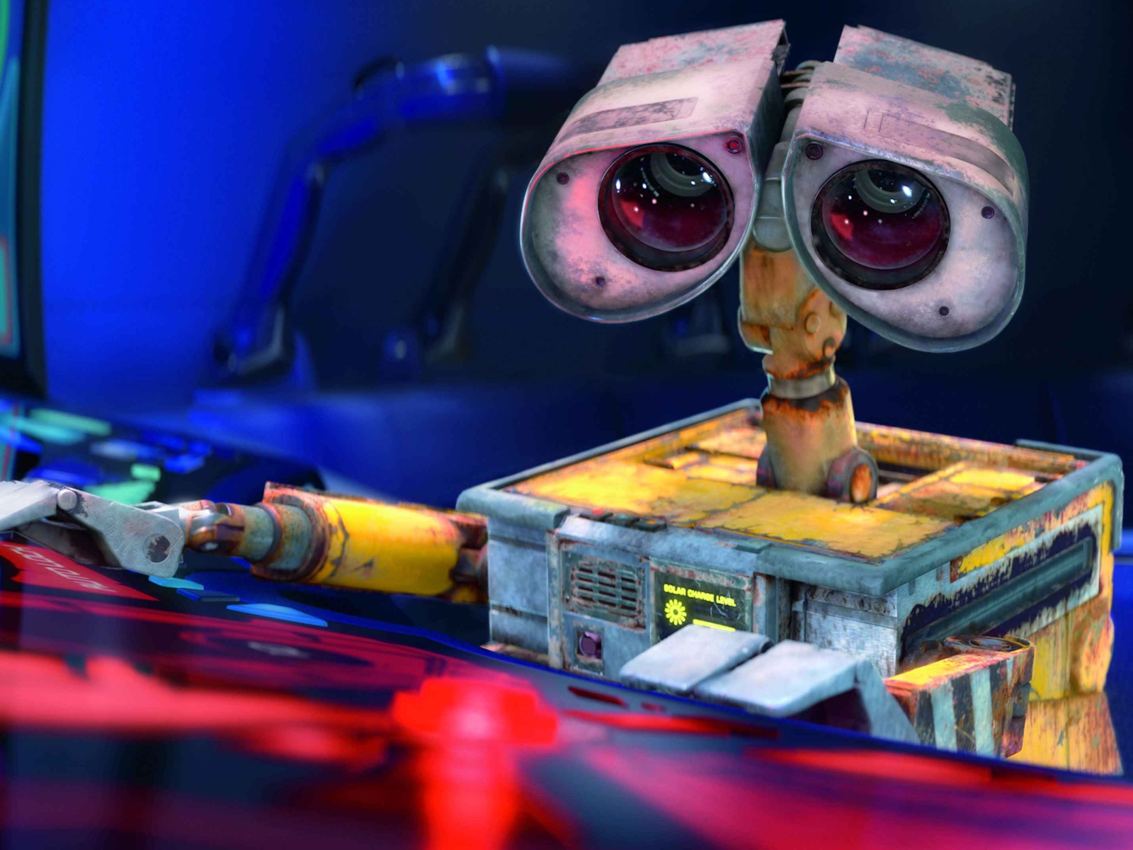 Fonds d'cran Dessins Anims Wall-E Wall-e aux commandes