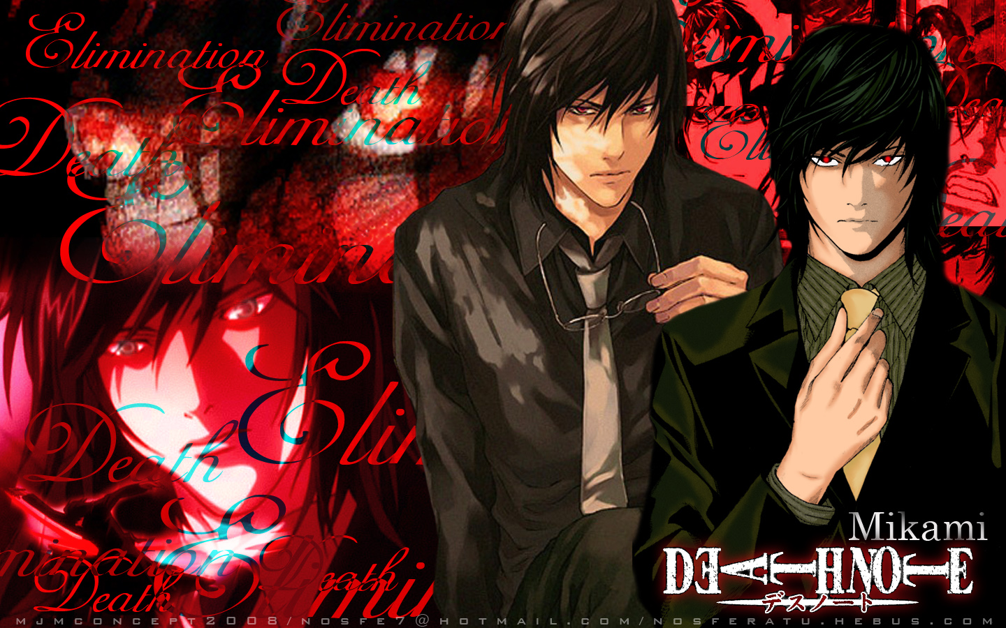 Wallpapers Manga Death Note Mikami, la marionette de Kira!