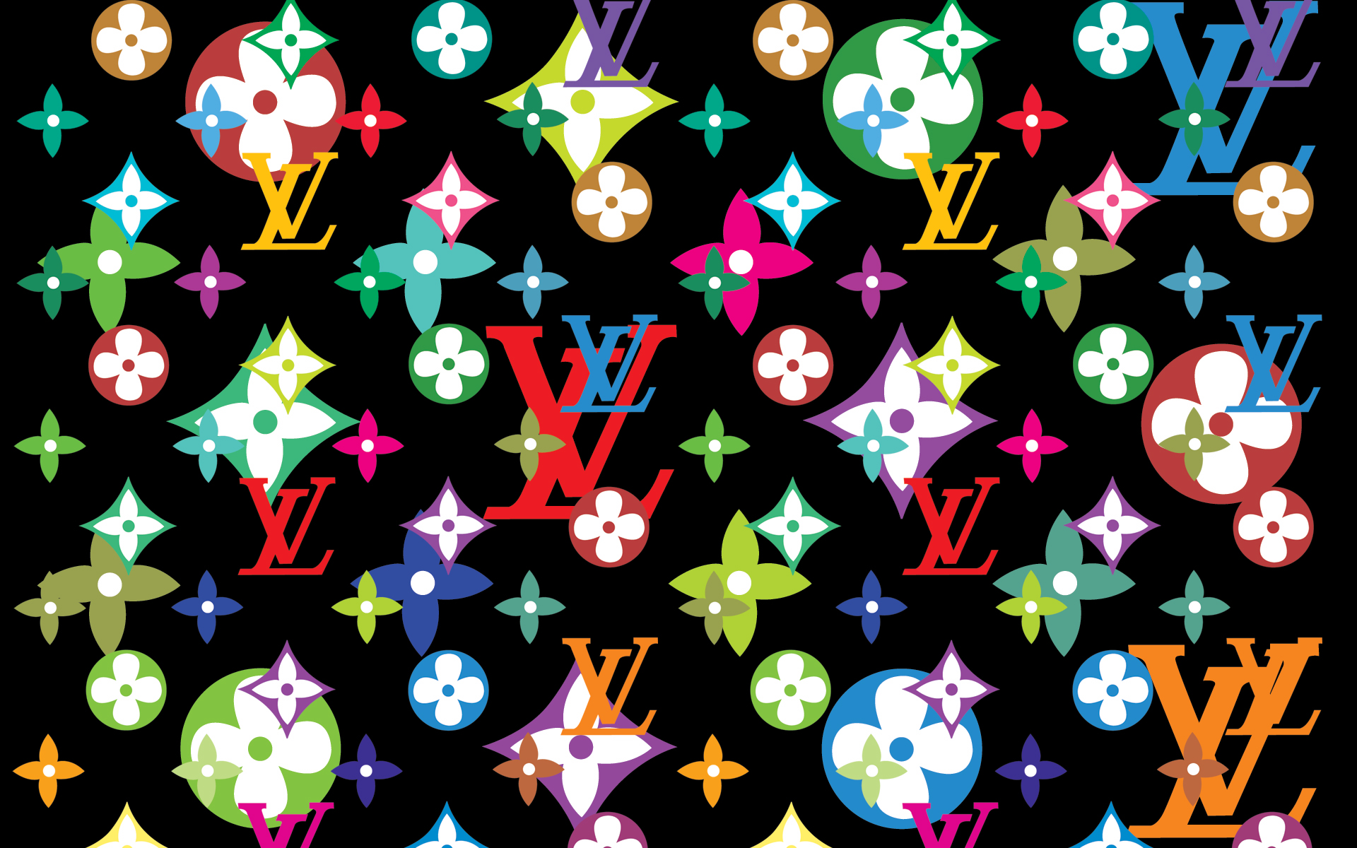 Wallpapers Brands - Advertising Vuitton summer flower