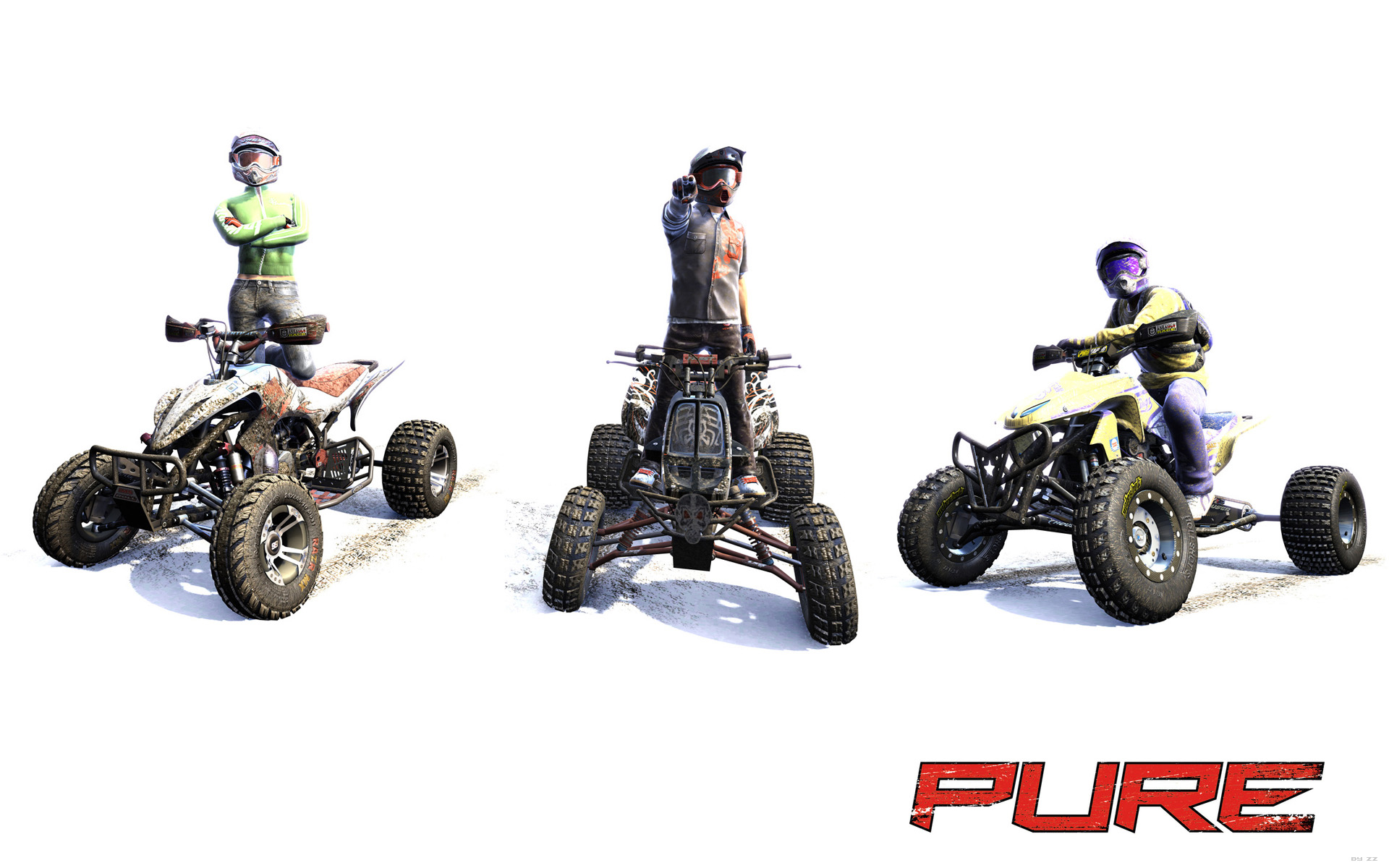 Fonds d'cran Jeux Vido Pure Pure quads