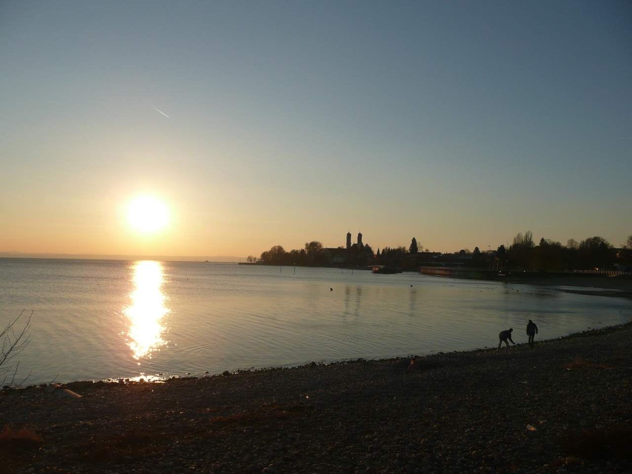 Fonds d'cran Voyages : Europe Allemagne lac de Constance le soir