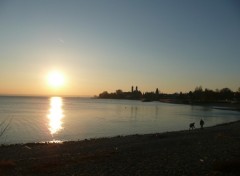 Fonds d'cran Voyages : Europe lac de Constance le soir