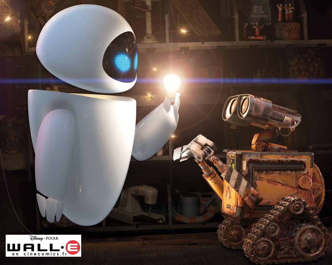 Fonds d'cran Dessins Anims Wall-E Wall-E le nouveau robot de Pixar