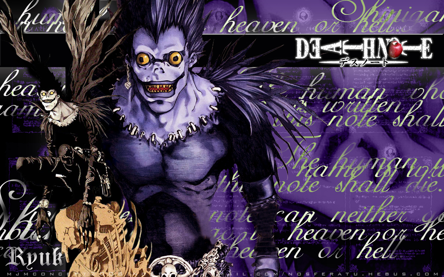 Wallpapers Manga Death Note Ryuk aka Shinigami