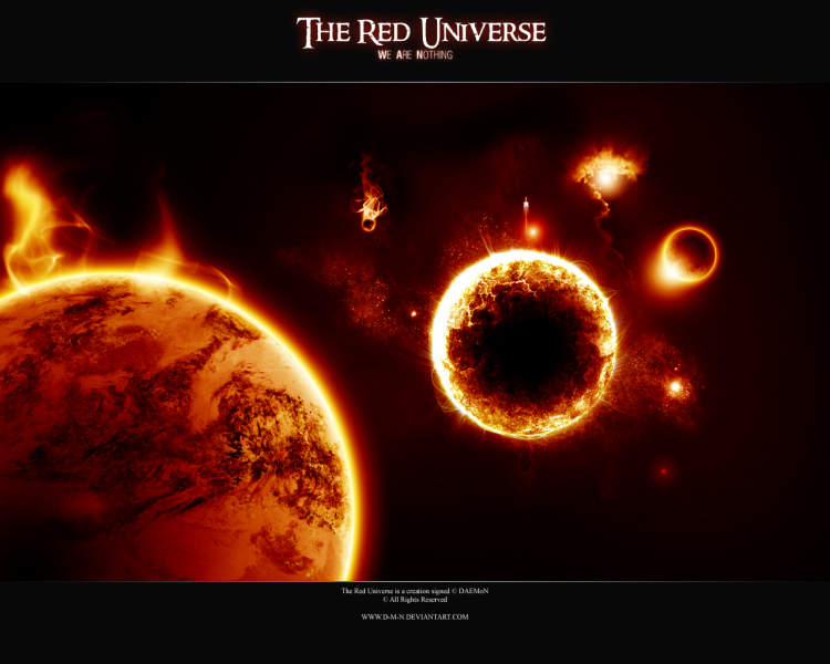 Fonds d'cran Fantasy et Science Fiction Divers The Red Universe