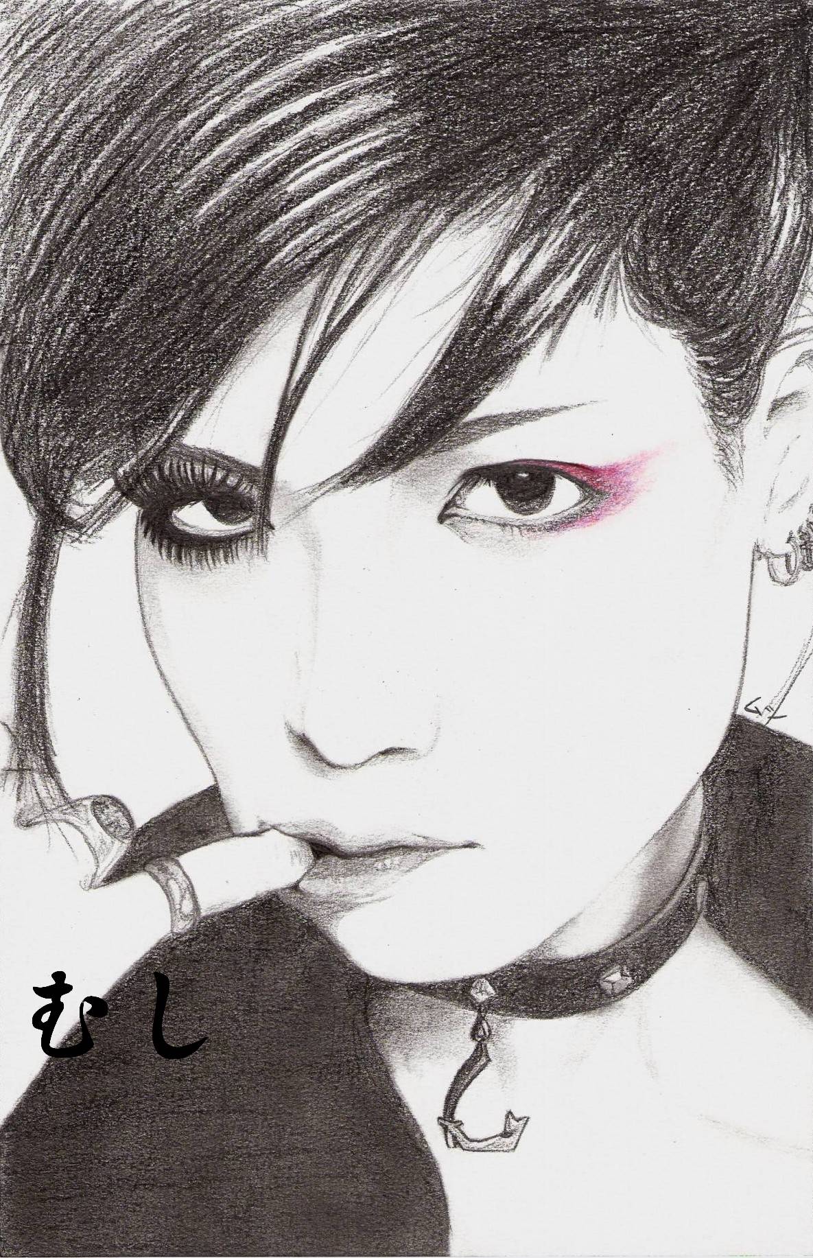 Fonds d'cran Art - Crayon Portraits Toshiya