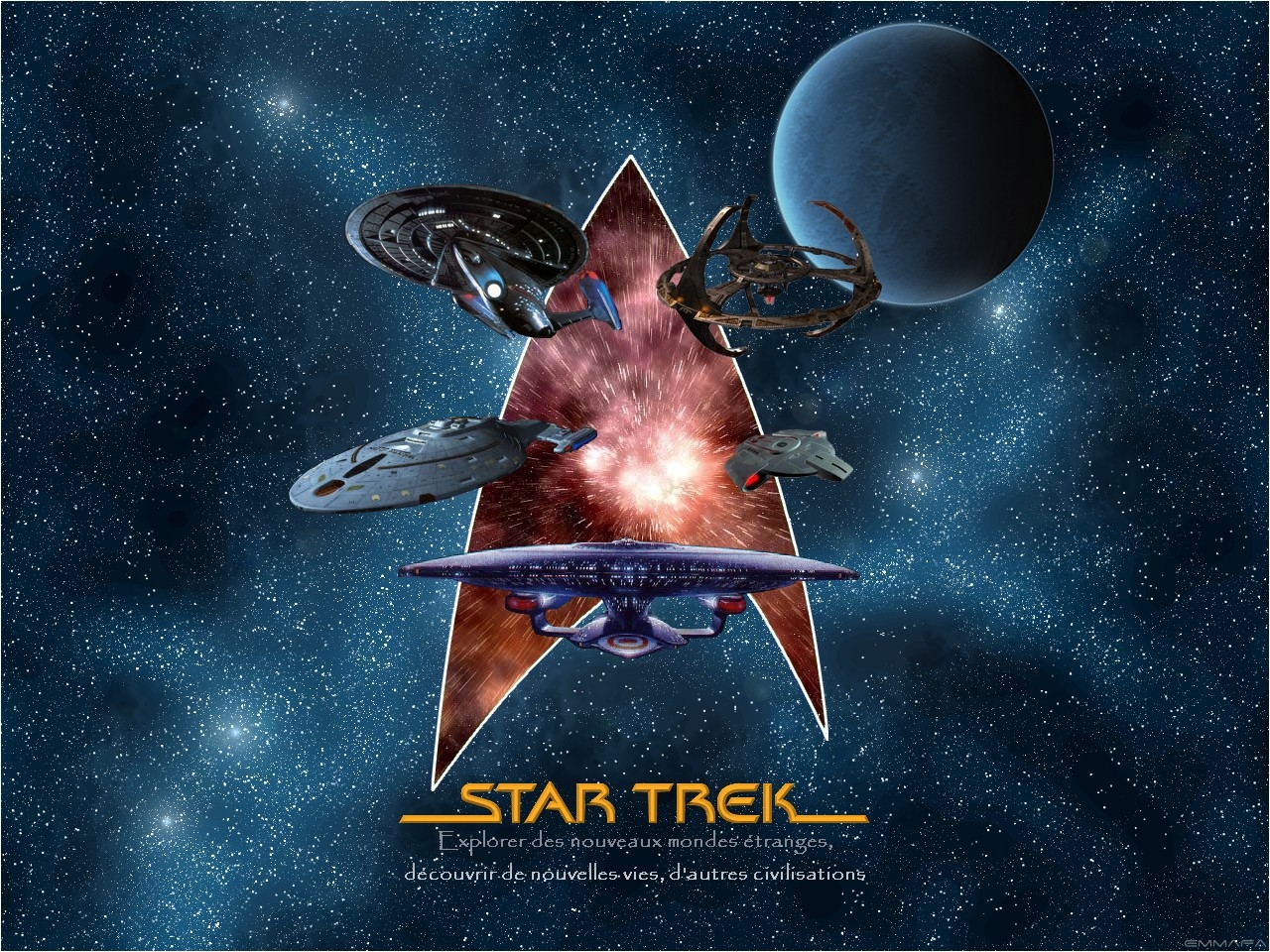 Wallpapers TV Soaps Star Trek La saga star trek