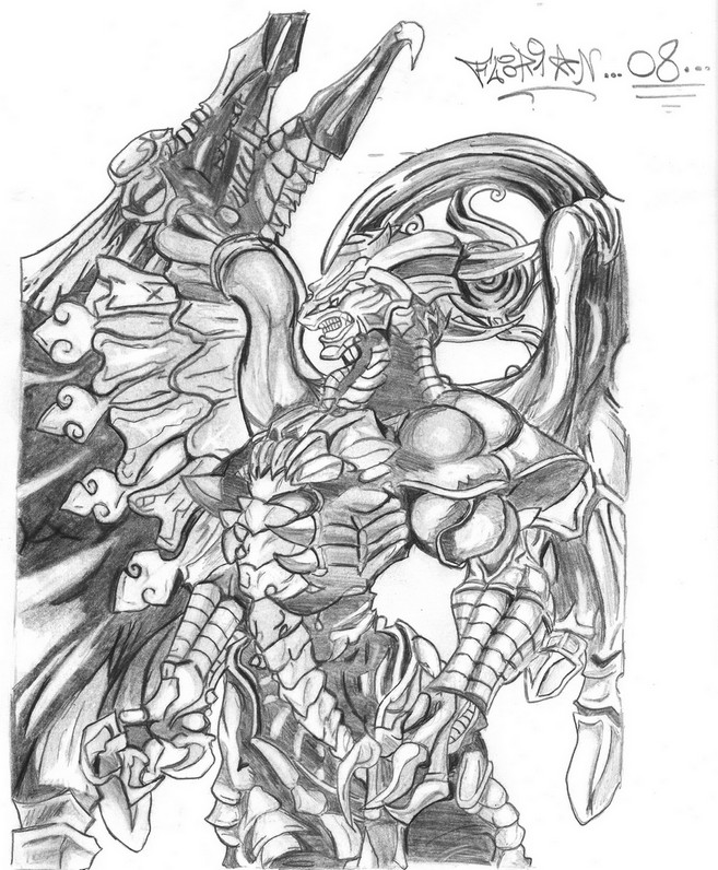 Wallpapers Art - Pencil Miscellaneous bahamut