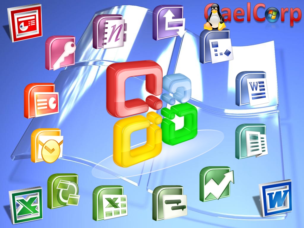 Fonds d'cran Informatique Microsoft Office 2007