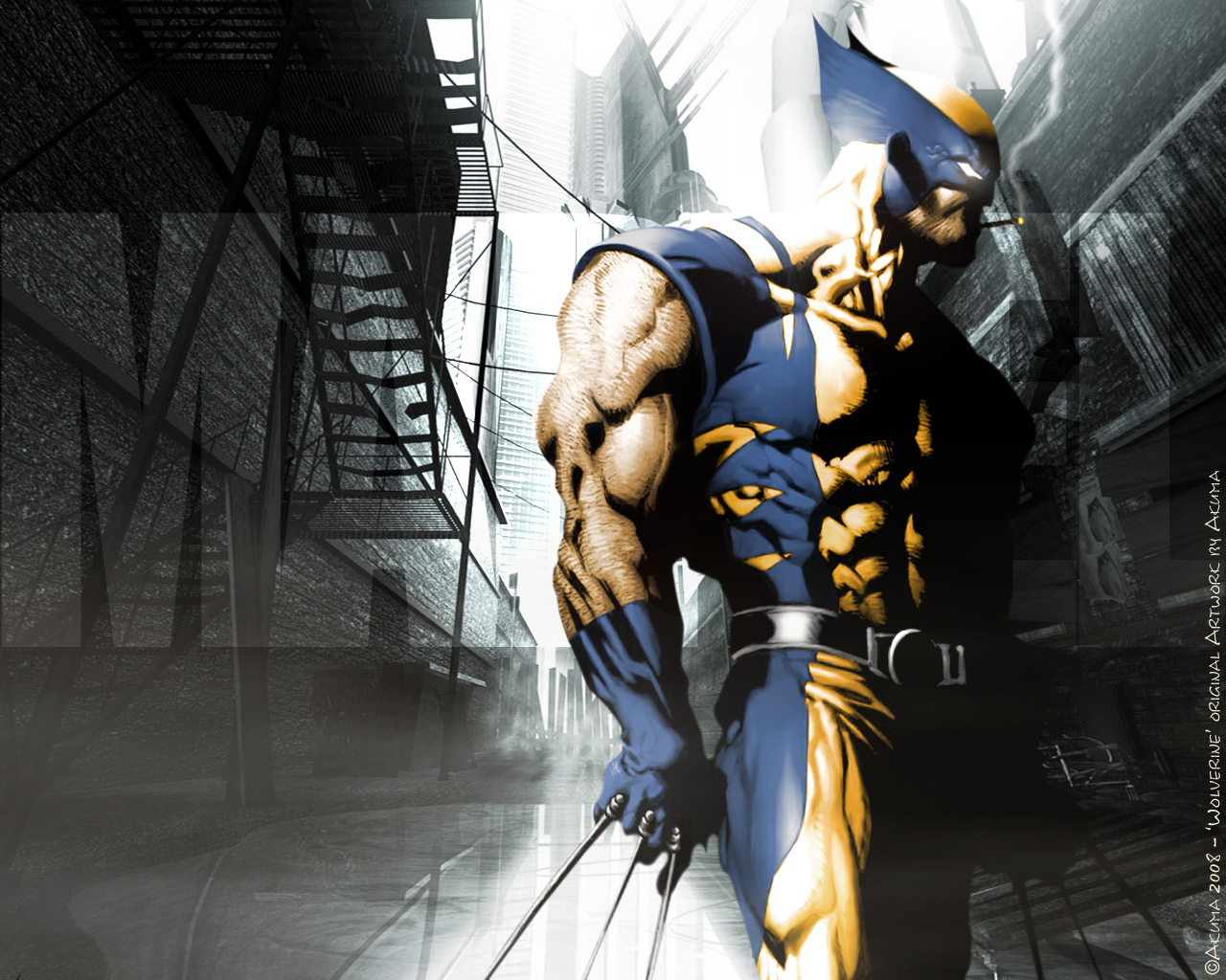 Wallpapers Comics Civil War CIVIL WAR: Wolverine ' UrbaN ProoF '