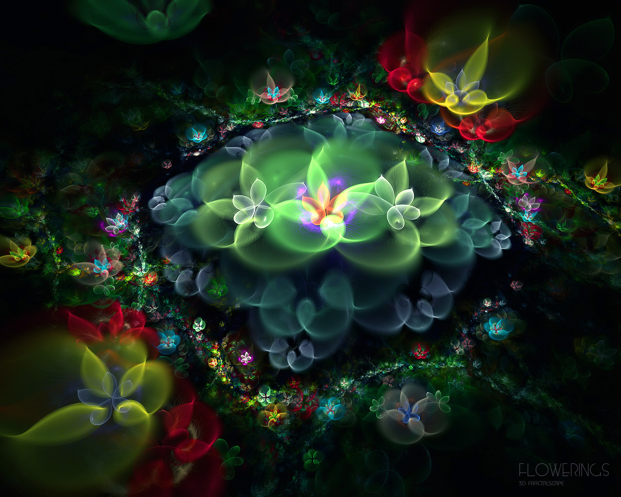 Wallpapers Digital Art Fractals, Kaleidoscope 