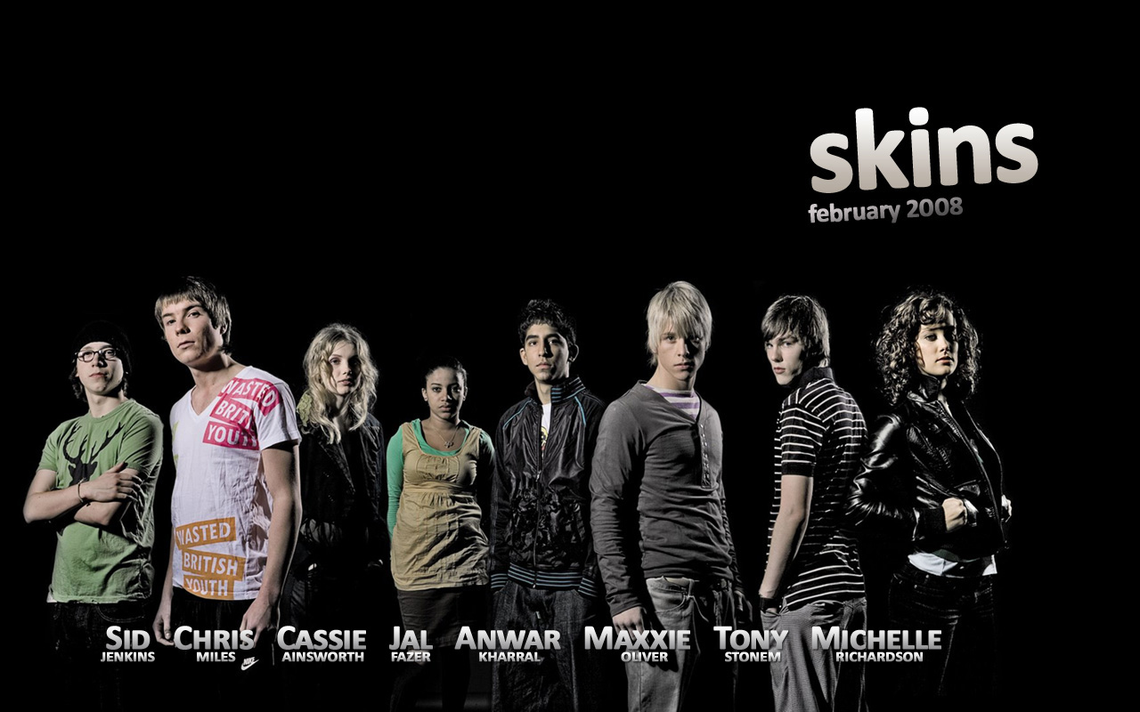 Fonds d'cran Sries TV Skins Skins - Cast Saison 2