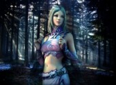 Wallpapers Fantasy and Science Fiction Elfes en Foret Tnbreuse