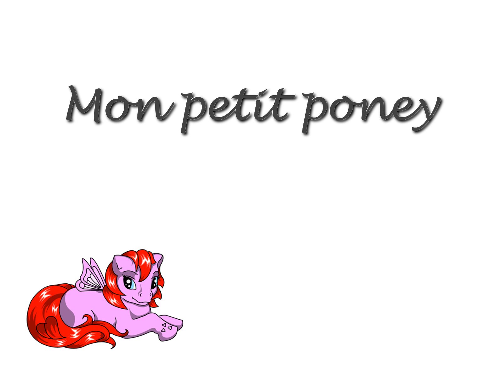 Wallpapers Cartoons My Little Pony Mon petit Poney