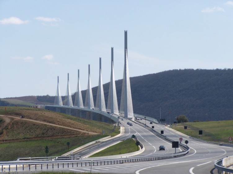 Wallpapers Constructions and architecture Bridges - Aqueduct Viaduc de Millau