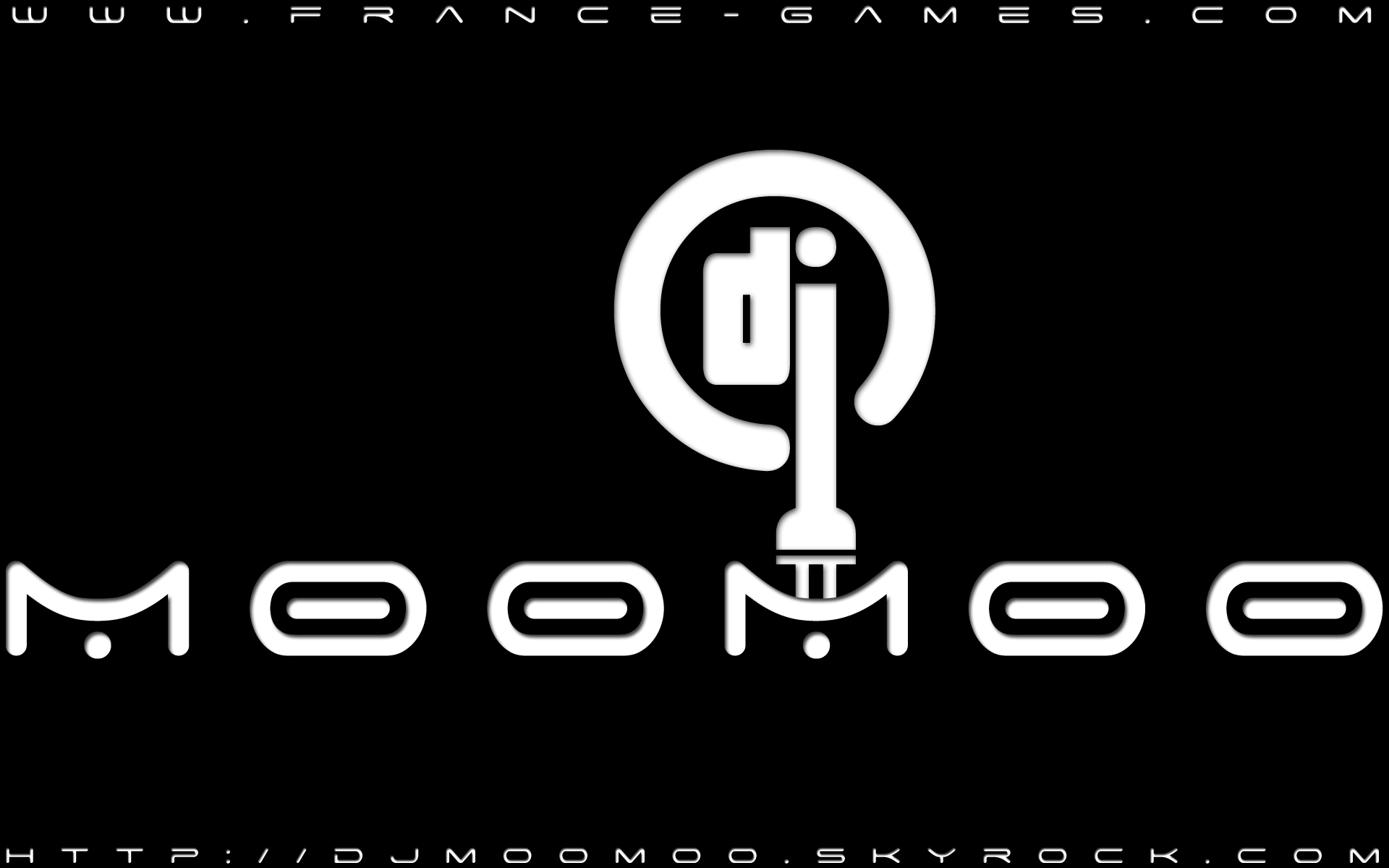 Fonds d'cran Musique Dj DJ Moomoo wallpaper  Big logo Black  1920x1200