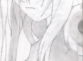 Fonds d'cran Art - Crayon h-raf: Elfen lied