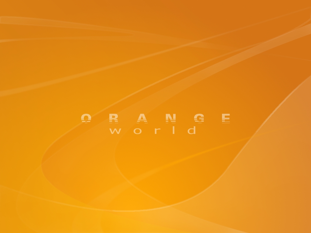 Fonds d'cran Art - Numrique Abstrait Orange World 1024x768