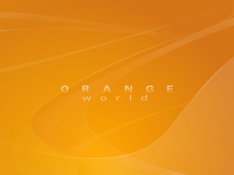 Fonds d'cran Art - Numrique Abstrait Orange World 1024x768