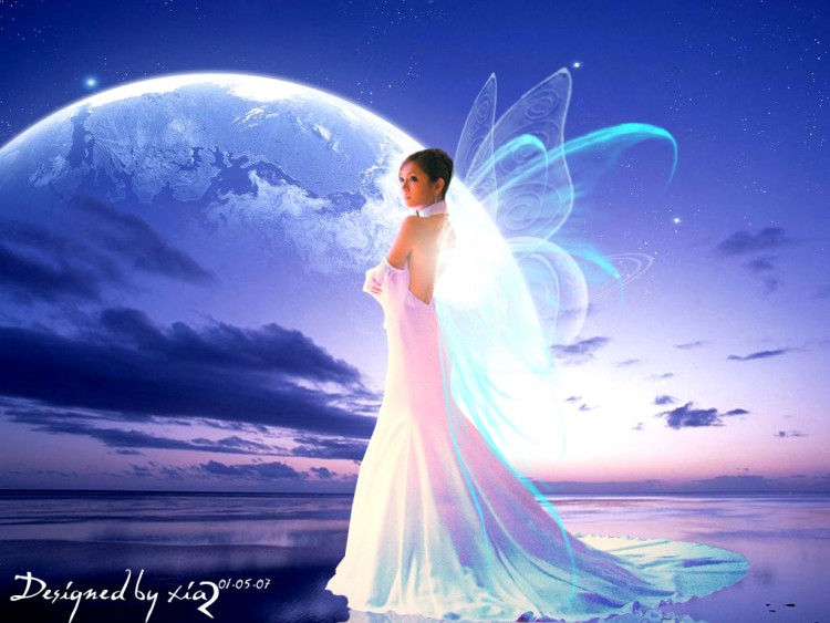 Wallpapers Fantasy and Science Fiction Fairies Magic Luna