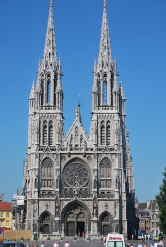 Wallpapers Constructions and architecture Religious Buildings Cathdrale d'Ostende