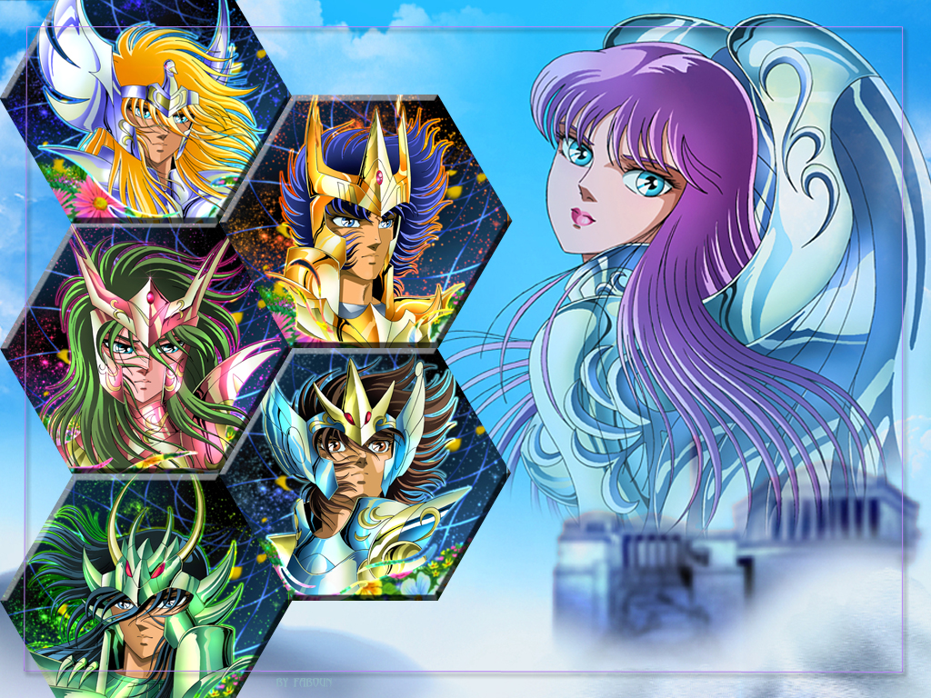 Fonds d'cran Manga Saint Seiya - Les Chevaliers du Zodiaque Elysion saints