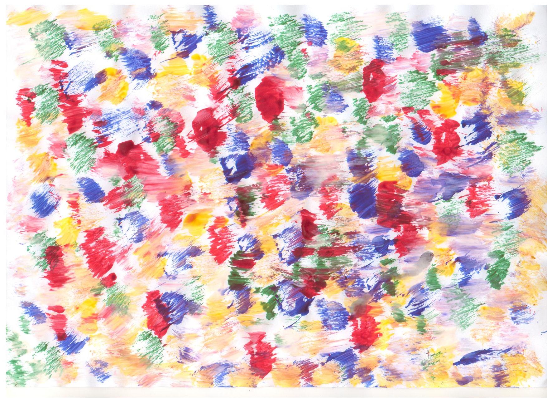 Fonds d'cran Art - Peinture Abstrait un parterre multicolore