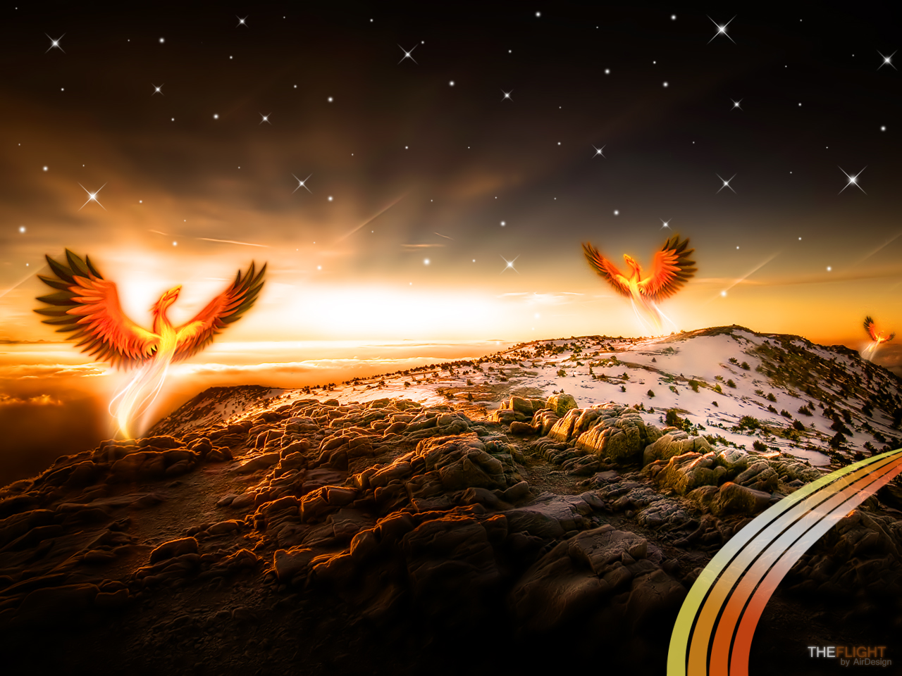 Wallpapers Digital Art Fantasy The Flight