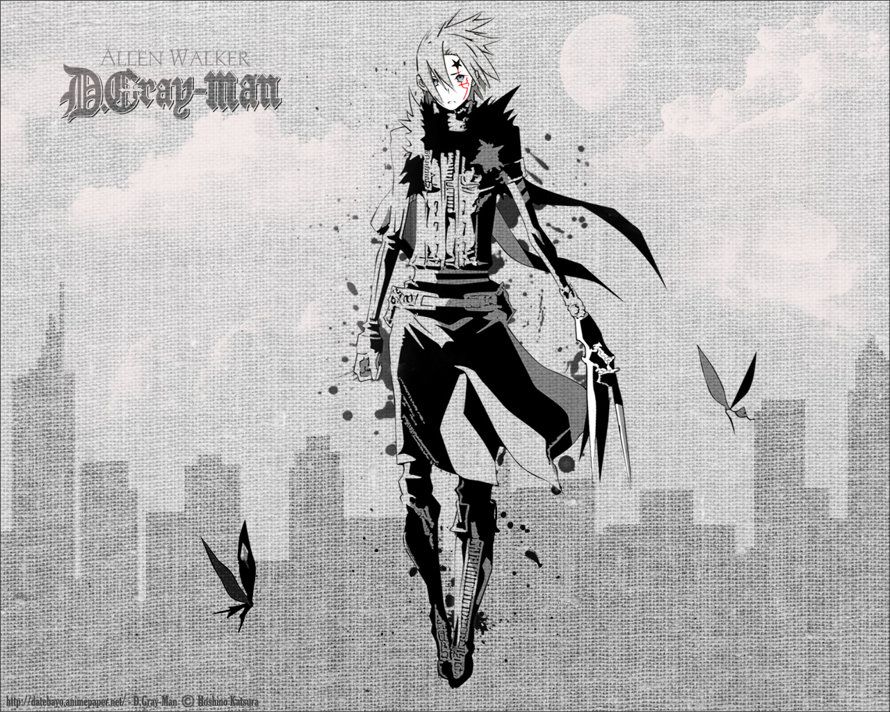 Fonds d'cran Manga D. Gray-Man Allen Walker