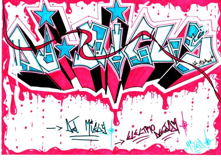 Fonds d'cran Art - Peinture Graffitis * * * Dj Migus * * *