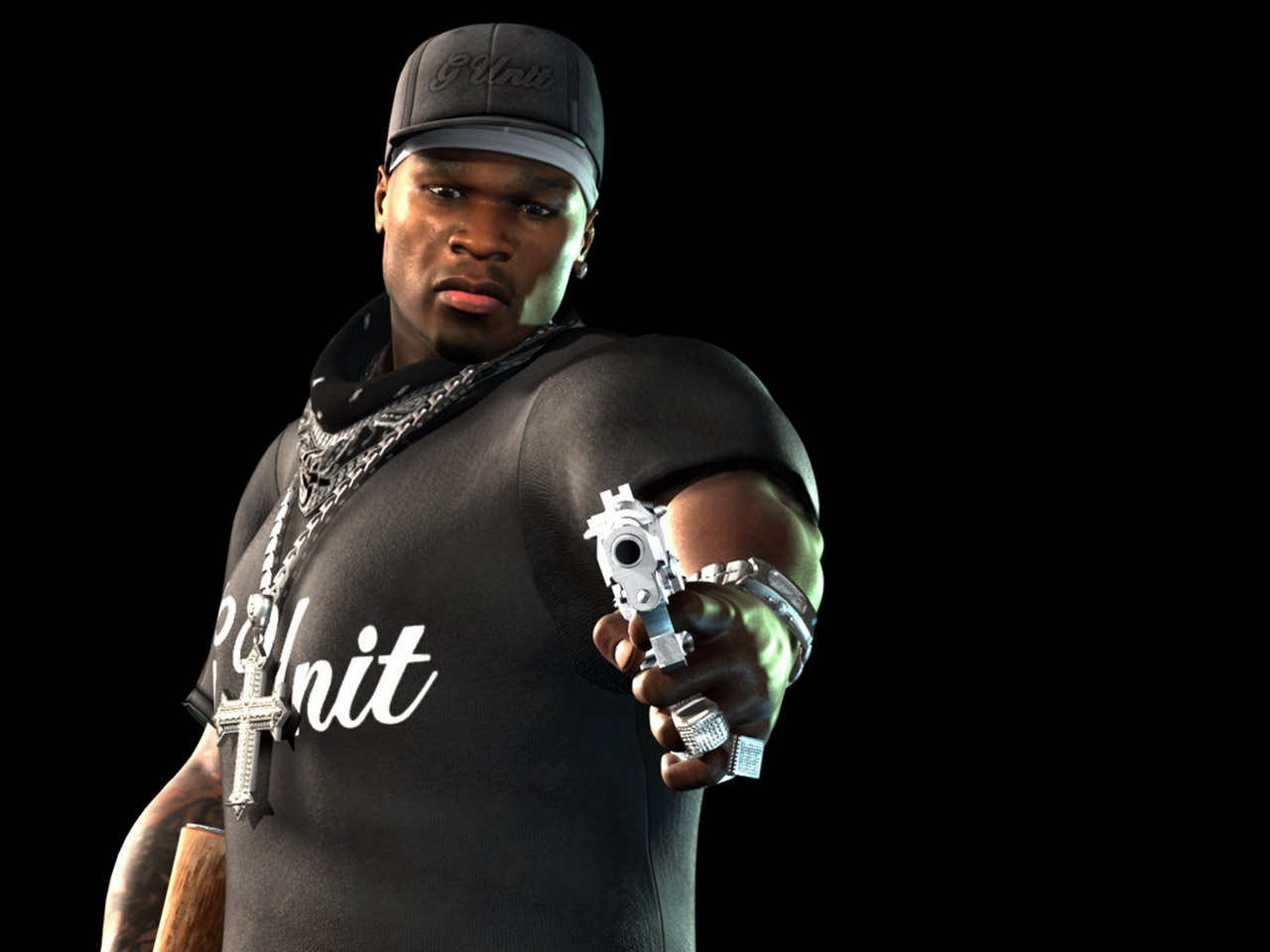 Fonds d'cran Jeux Vido 50 Cent : Bulletproof 