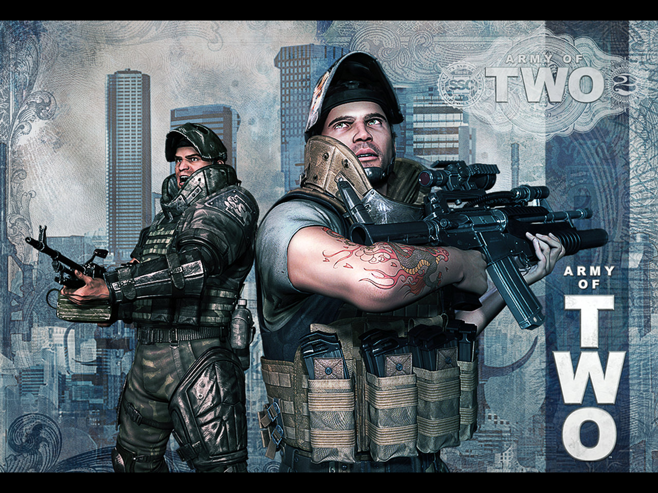 Fonds d'cran Jeux Vido Army of Two 