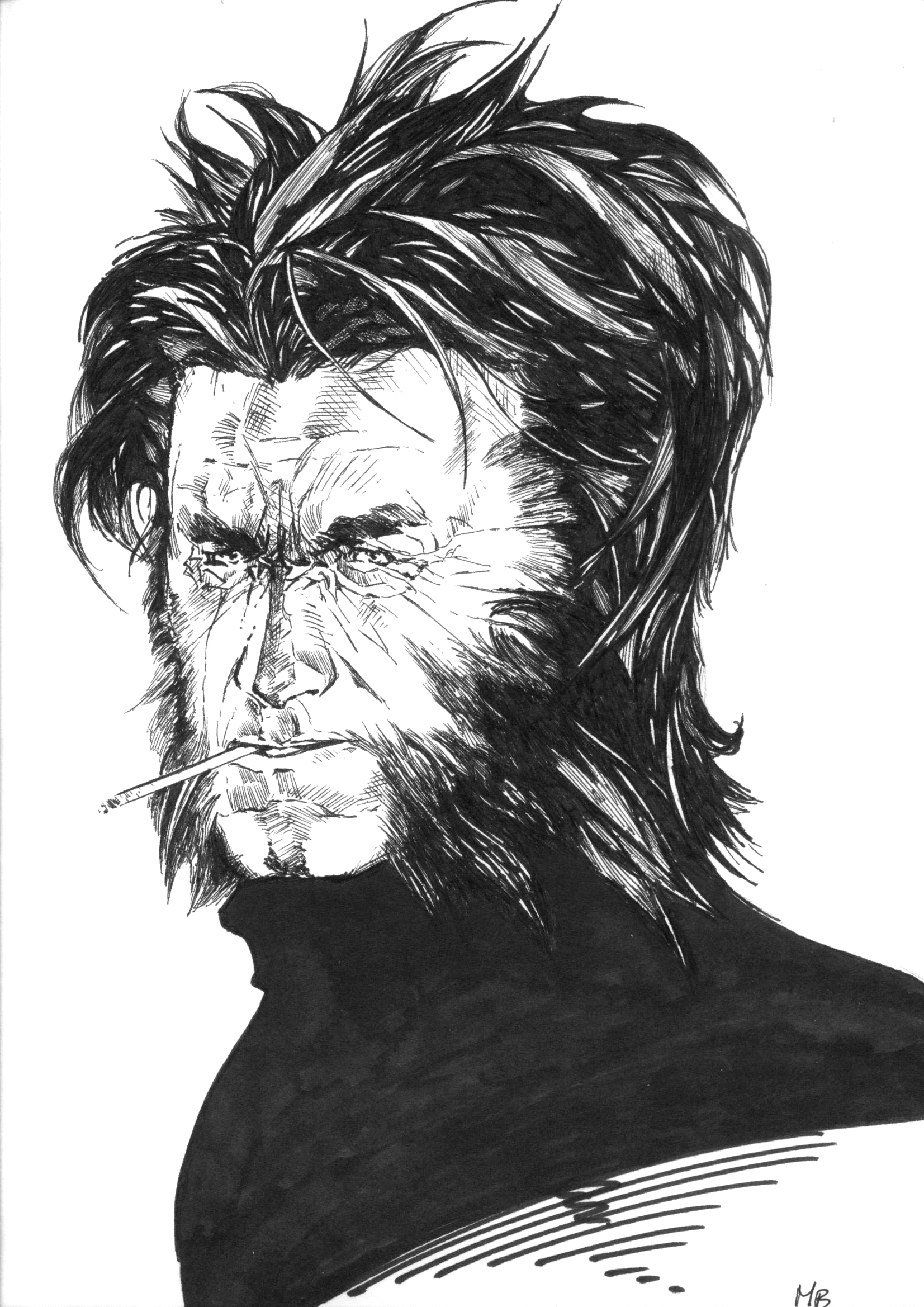 Fonds d'cran Art - Crayon BDs - X-Men Logan