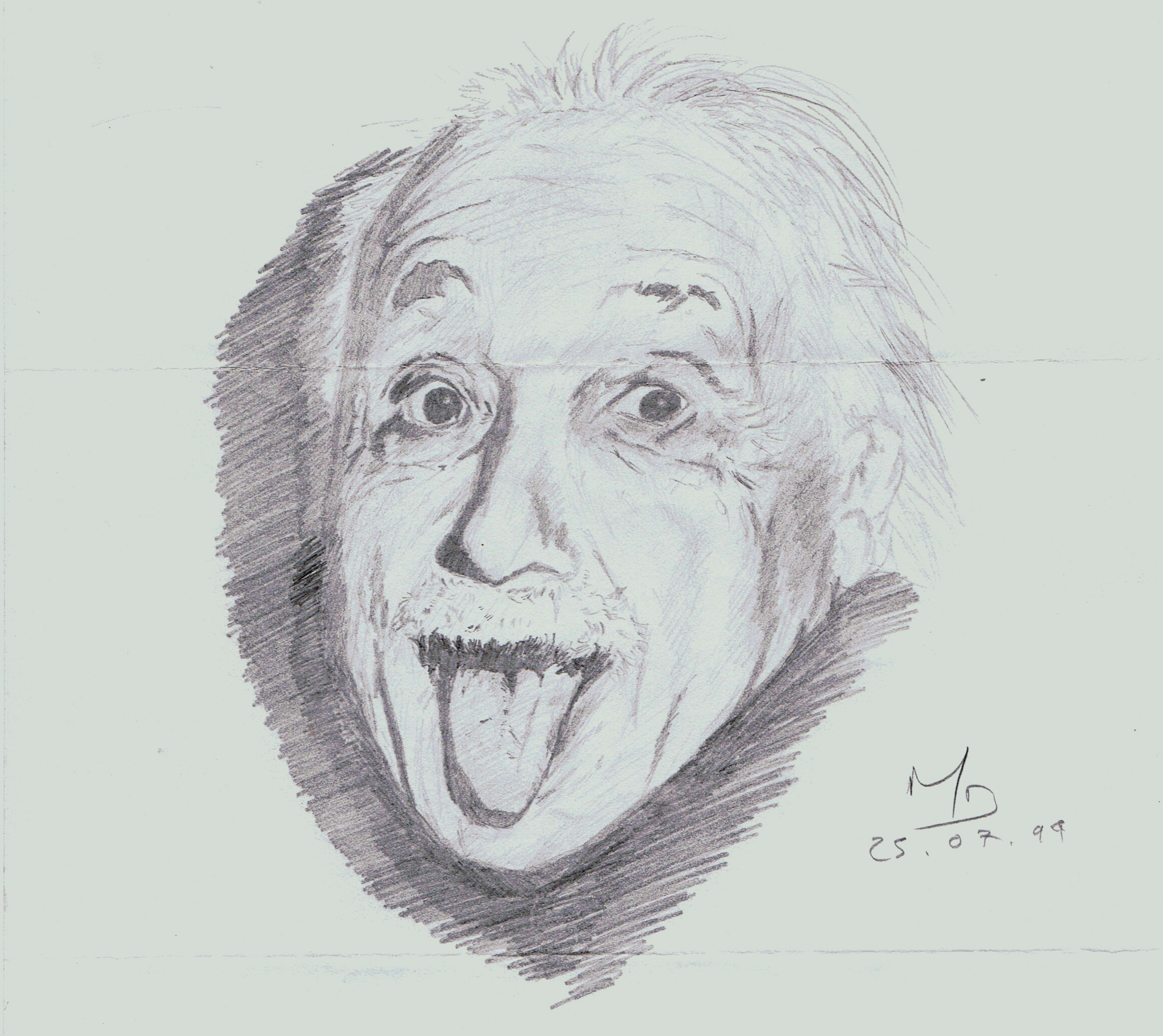 Wallpapers Art - Pencil Portraits Albert