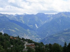 Fonds d'cran Nature Vue d'Ovronnaz