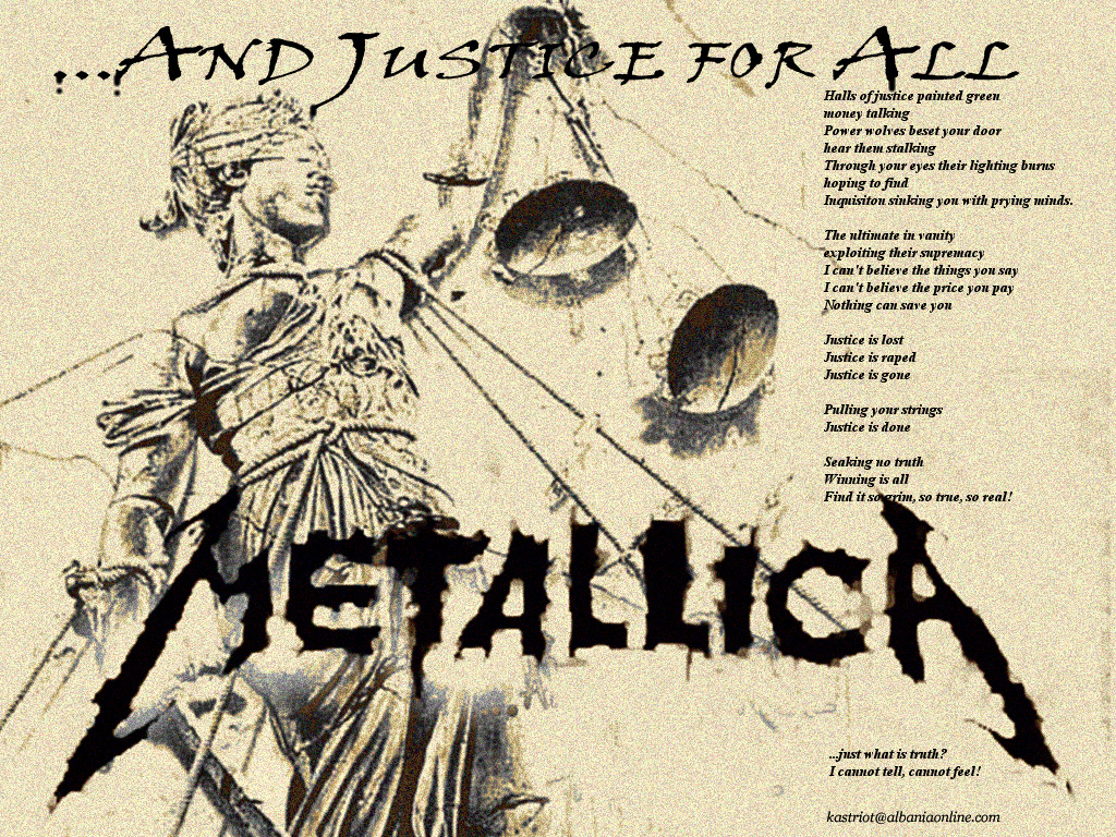 Fonds d'cran Musique Metallica And Justice