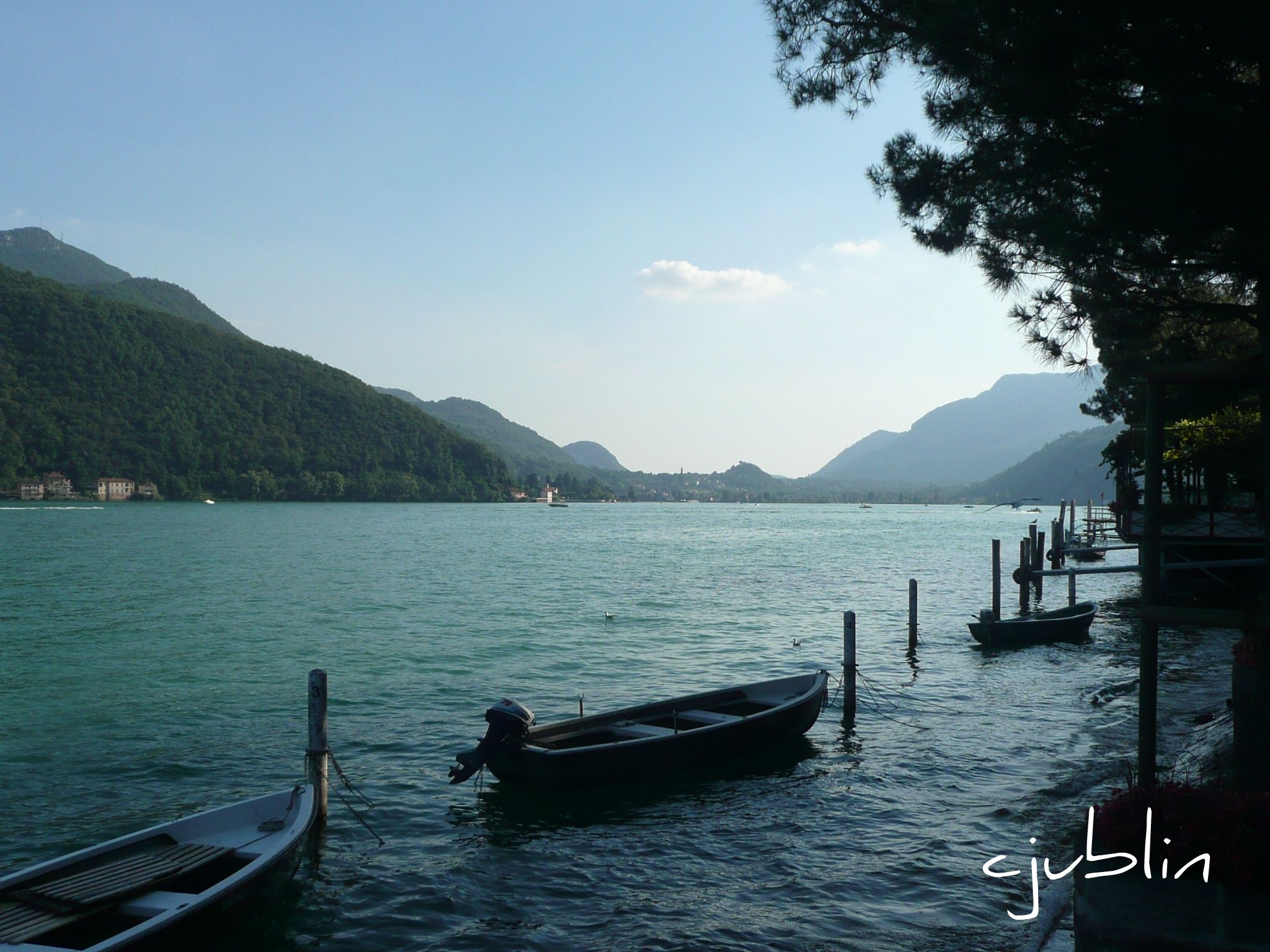 Fonds d'cran Nature Lacs - Etangs la balade en barque sera belle