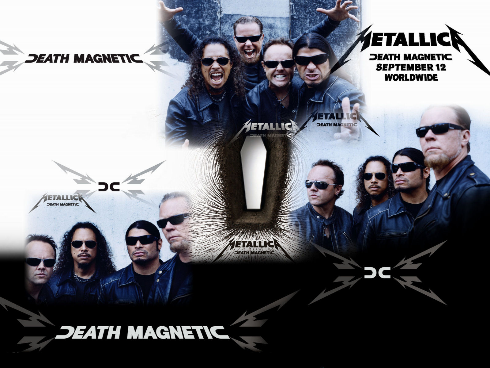 Wallpapers Music Metallica METALLICA-Death Magnetic-Collage