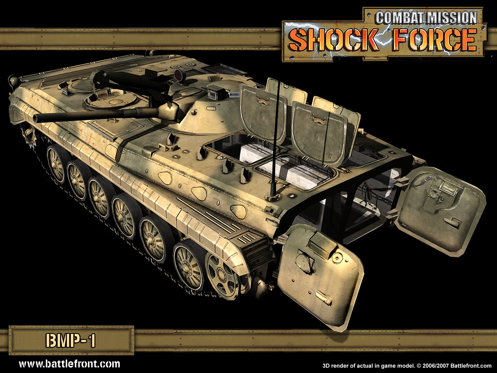 Fonds d'cran Jeux Vido Combat Mission - Shock Force 