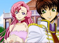 Fonds d'cran Manga euphemia et suzaku