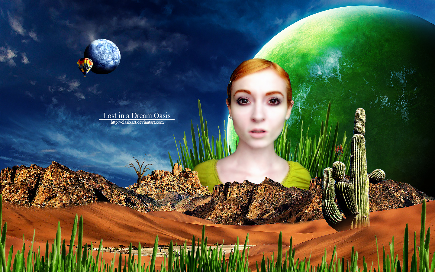 Wallpapers Digital Art Fantasy Lost In a Dream Oasis